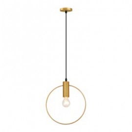 COLGANTE CIRCULAR 1 LUZ DORADO-TodoenunSitio-DECOR LIVING