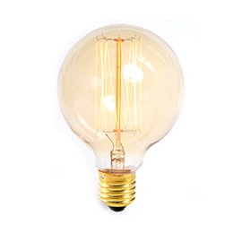 FOCO DECORATIVO GLOBO FILAMENTO DE CARBONO 40 W-TodoenunSitio-SMARTLIGHT