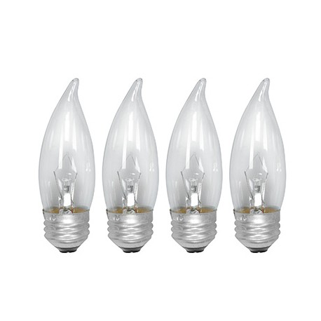 FOCO INCANDESCENTE VELA 40W 4 PIEZAS-TodoenunSitio-PHILIPS