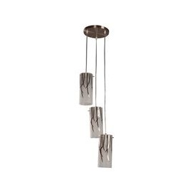 COLGANTE HOJAS PLATED 3 LUCES-TodoenunSitio-HAMPTON BAY