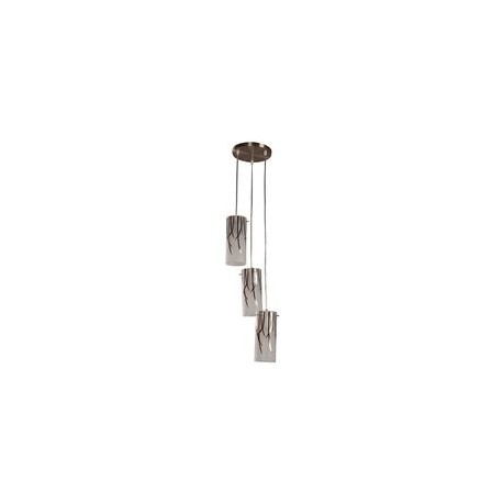 COLGANTE HOJAS PLATED 3 LUCES-TodoenunSitio-HAMPTON BAY