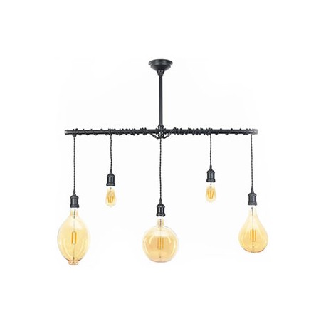 COLGANTE VINTAGE 5 LUCES-TodoenunSitio-DECOR LIVING