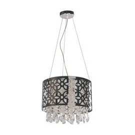 LUMINARIO COLGANTE METAL Y CRISTALES 9L G4.-TodoenunSitio-ARTELUCE