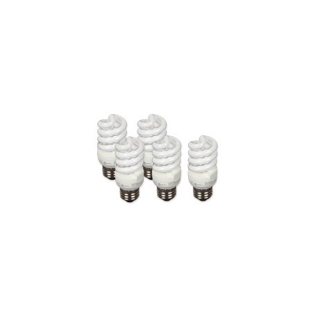 FOCO ESPIRAL T3 14 W LUZ CÁLIDA 5 PIEZAS-TodoenunSitio-ECOSMART