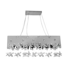 COLGANTE LED DECORADO CON CRISTALES-TodoenunSitio-ARTELUCE