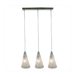 LÁMPARA COLGANTE DE 3 LUCES E27 40 W-TodoenunSitio-ARTÍSTICA