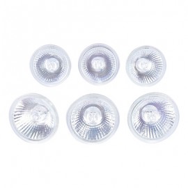 LÁMPARA HALÓGENA 50 W LUZ CÁLIDA 6 PIEZAS-TodoenunSitio-SMARTLIGHT