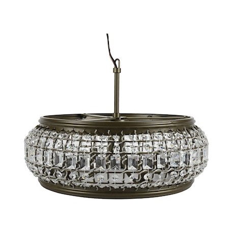 COLGANTE GOLDBACH LATÓN ANTIGUO 4 LUCES-TodoenunSitio-HDC