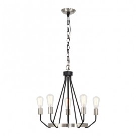 COLGANTE INDUSTRIAL 5 LUCES-TodoenunSitio-ALSY