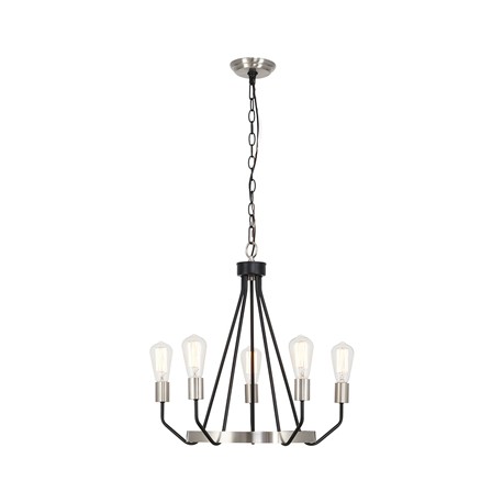 COLGANTE INDUSTRIAL 5 LUCES-TodoenunSitio-ALSY