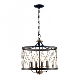 COLGANTE VINTAGE REJILLAS 4 LUCES-TodoenunSitio-BELAIR LIGHTING