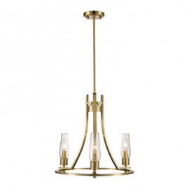 CANDIL METAL 3 LUCES DORADO-TodoenunSitio-BELAIR LIGHTING