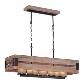 CANDIL LINEAL MADERA 7 LUCES-TodoenunSitio-HOME DECORATORS COLLECTION