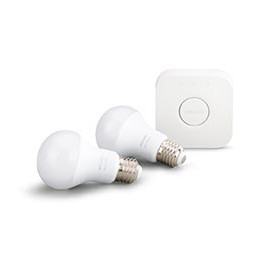 ILUMINACION FUNCIONAL A19 KIT HUE WHITE AMBIANCE 9.5 W-TodoenunSitio-PHILIPS