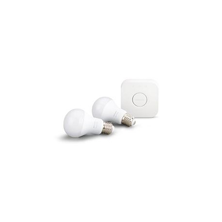 ILUMINACION FUNCIONAL A19 KIT HUE WHITE AMBIANCE 9.5 W-TodoenunSitio-PHILIPS