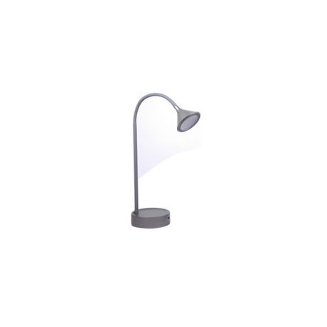 LÁMPARA DE ESCRITORIO LEIKO GRIS 1 LUZ CON USB-TodoenunSitio-MIL LUCES