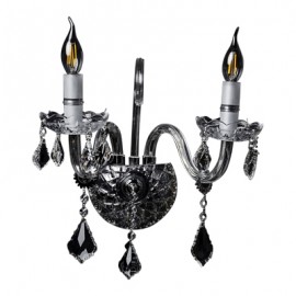ARBOTANTE DE CRISTAL ELEGANCE LED 2 LUCES-TodoenunSitio-GAMALUX
