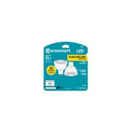 FOCO LED GU5.3 ECOSMART 6W LUZ FRÍA 2 PIEZAS-TodoenunSitio-ECOSMART