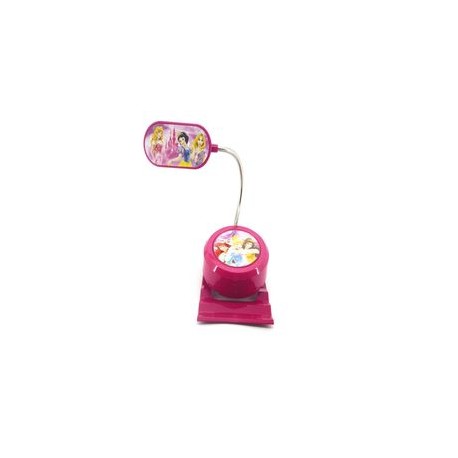 LÁMPARA DE ESCRITORIO CLIP DISNEY PRINCESAS ROSA-TodoenunSitio-MIL LUCES