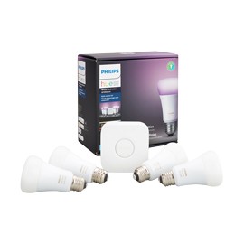 KIT ILUMINACIÓN HUE BLANCO Y COLOR 4 PIEZAS-TodoenunSitio-PHILIPS