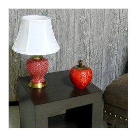 LÁMPARA DE MESA DARINA CAFÉ CON BLANCO-TodoenunSitio-MIL LUCES
