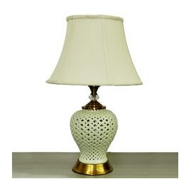 LÁMPARA DE MESA DARINA DORADO-TodoenunSitio-MIL LUCES