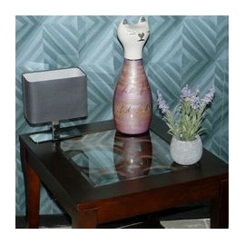 LÁMPARA DE MESA HARUKA GRIS-TodoenunSitio-MIL LUCES