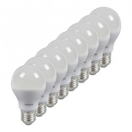 FOCO LED 8 W 60 W LUZ FRÍA 8 PIEZAS-TodoenunSitio-PHILIPS