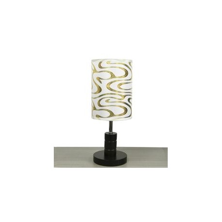 LÁMPARA DE MESA ANDRÓMEDA BLANCO CON DORADO-TodoenunSitio-MIL LUCES