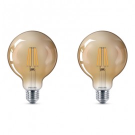 FOCO LED FILAMENTO G93 35 W LUZ CÁLIDA 2 PIEZAS-TodoenunSitio-PHILIPS