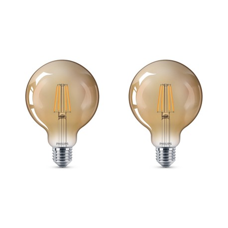 FOCO LED FILAMENTO G93 35 W LUZ CÁLIDA 2 PIEZAS-TodoenunSitio-PHILIPS