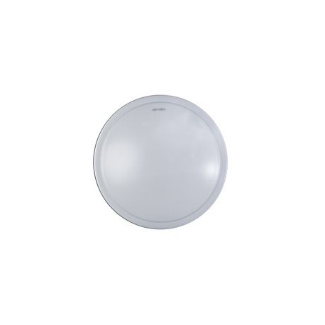 PLAFÓN METÁLICO BLANCO LED SILVER 35 CM-TodoenunSitio-GAMALUX