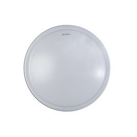 PLAFÓN METÁLICO BLANCO SILVER LED 30 CM-TodoenunSitio-GAMALUX