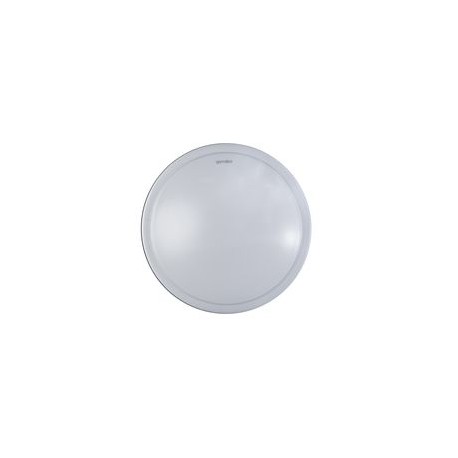PLAFÓN METÁLICO BLANCO SILVER LED 30 CM-TodoenunSitio-GAMALUX