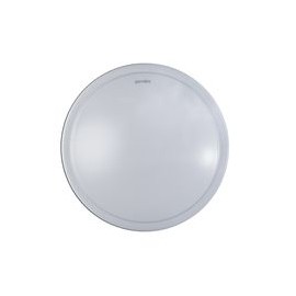 PLAFÓN METÁLICO BLANCO SILVER LED 23 CM-TodoenunSitio-GAMALUX