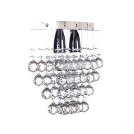 PLAFÓN DE CRISTAL WILLIAMS TEXAS 2 LUCES 30 CM-TodoenunSitio-GAMALUX