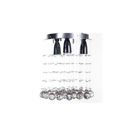 PLAFÓN DE CRISTAL REDONDO WILLIAM 4 LUCES 30 CM-TodoenunSitio-GAMALUX