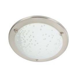 LÁMPARA DE TECHO 1 LUZ NÍQUEL-TodoenunSitio-HAMPTON BAY