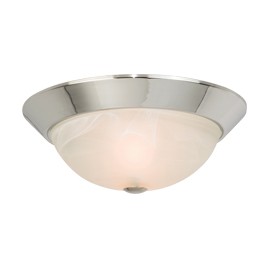 PLAFÓN BORDE CROMADO 2 LUCES-TodoenunSitio-DECOR LIVING