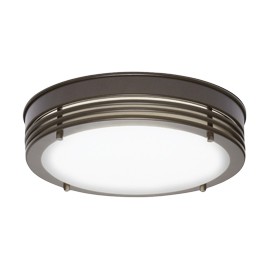 LÁMPARA DE TECHO LED BRONCE 13"-TodoenunSitio-HAMPTON BAY
