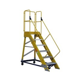 PLATAFORMA DE FIBRA DE VIDRIO 6 ESCALONES 136 KG 2.15 M-TodoenunSitio-CUPRUM