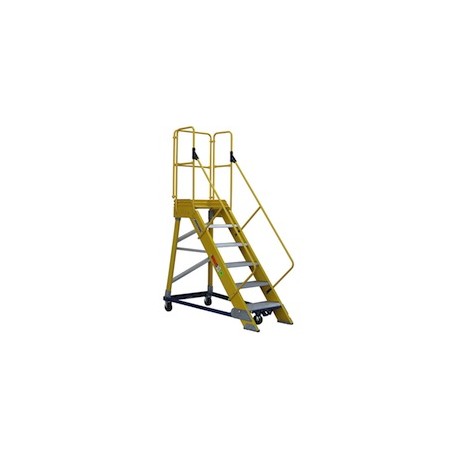 PLATAFORMA DE FIBRA DE VIDRIO 6 ESCALONES 136 KG 2.15 M-TodoenunSitio-CUPRUM