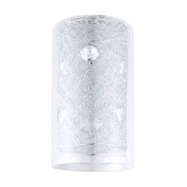 PANTALLA COLGANTE CRISTAL CON APLICACIONES EN ALAMBRE-TodoenunSitio-EGLO