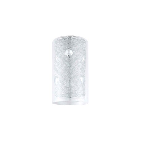 PANTALLA COLGANTE CRISTAL CON APLICACIONES EN ALAMBRE-TodoenunSitio-EGLO