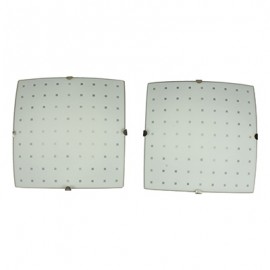 PLAFÓN DECORATIVO 30.5 X 30.5 X 6.4 CM BLANCO 2 PIEZAS-TodoenunSitio-MAXXIAMERICA