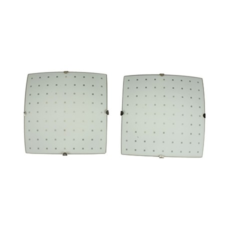 PLAFÓN DECORATIVO 30.5 X 30.5 X 6.4 CM BLANCO 2 PIEZAS-TodoenunSitio-MAXXIAMERICA