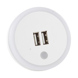 LUZ DE NOCHE SENSOR 2 TOMAS USB-TodoenunSitio-ESTEVEZ