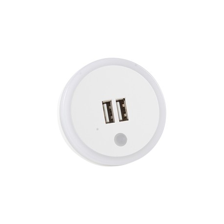 LUZ DE NOCHE SENSOR 2 TOMAS USB-TodoenunSitio-ESTEVEZ