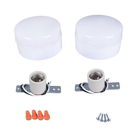 LÁMPARA LED DE TECHO DE 13.3 CM BLANCO COMMERCIAL ELECTRIC 2 PIEZAS-TodoenunSitio-COMMERCIAL ELECTRIC