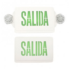 LETRERO DE SALIDA LUMINOSO LED 20 X 48 CM VERDE-TodoenunSitio-One Lithonia Lighting